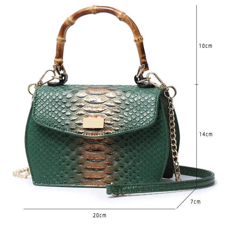 Snake Print Handbag