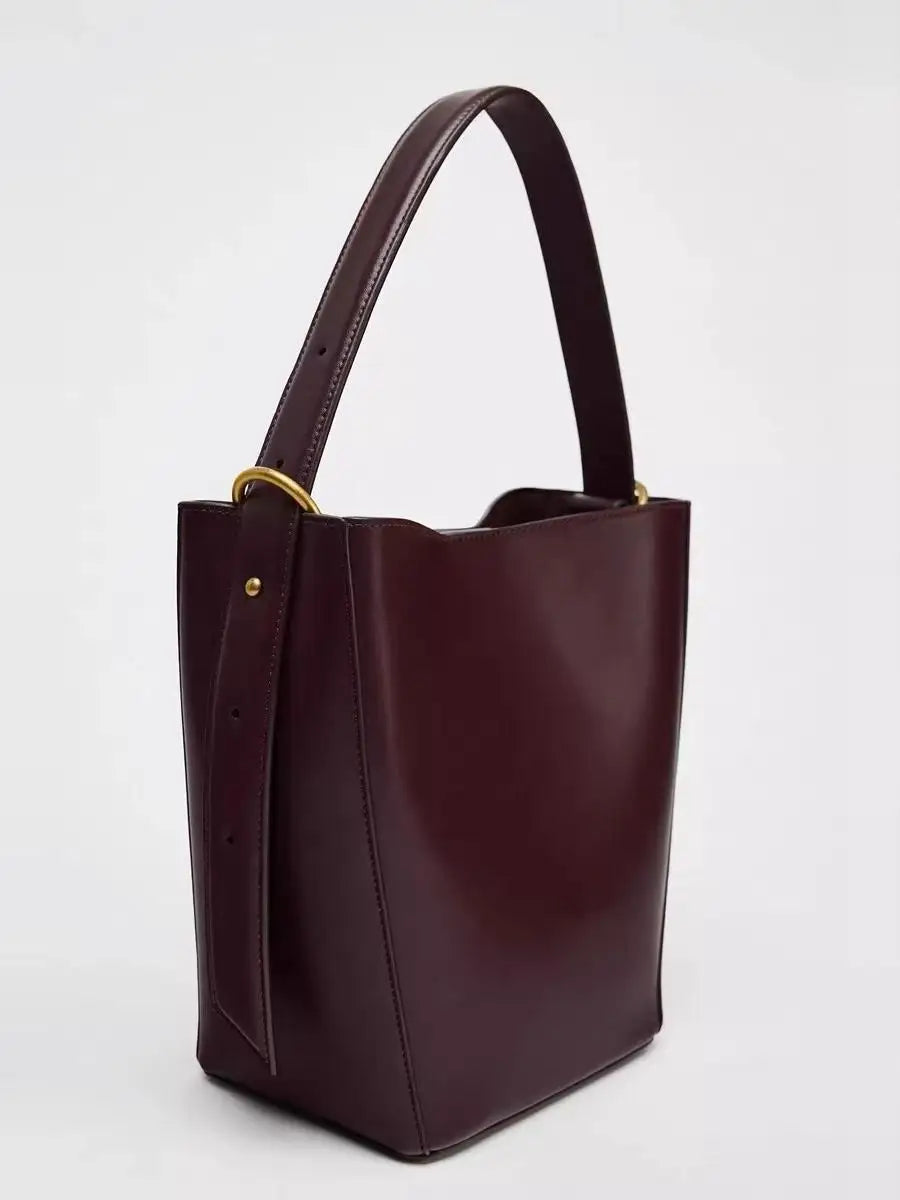 Single Strap Bucket Handbag
