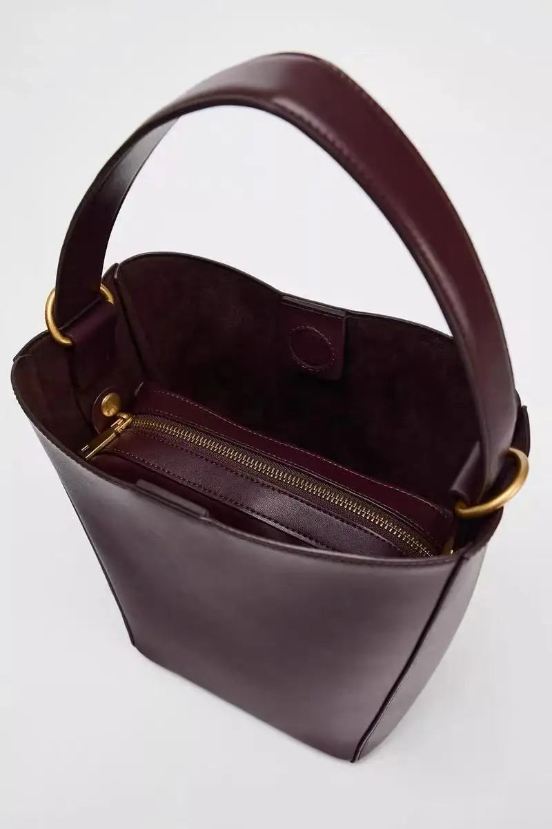 Single Strap Bucket Handbag
