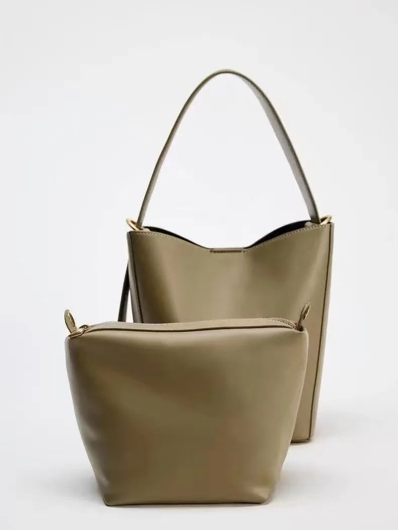 Single Strap Bucket Handbag