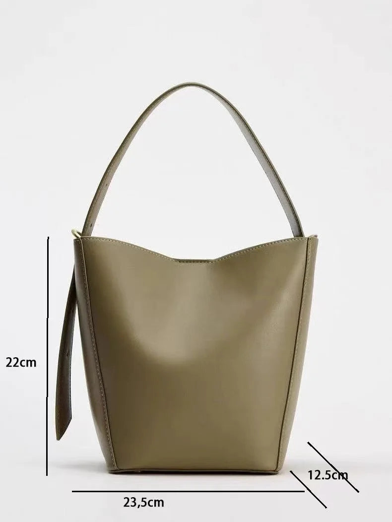 Single Strap Bucket Handbag