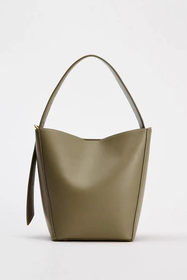 Single Strap Bucket Handbag