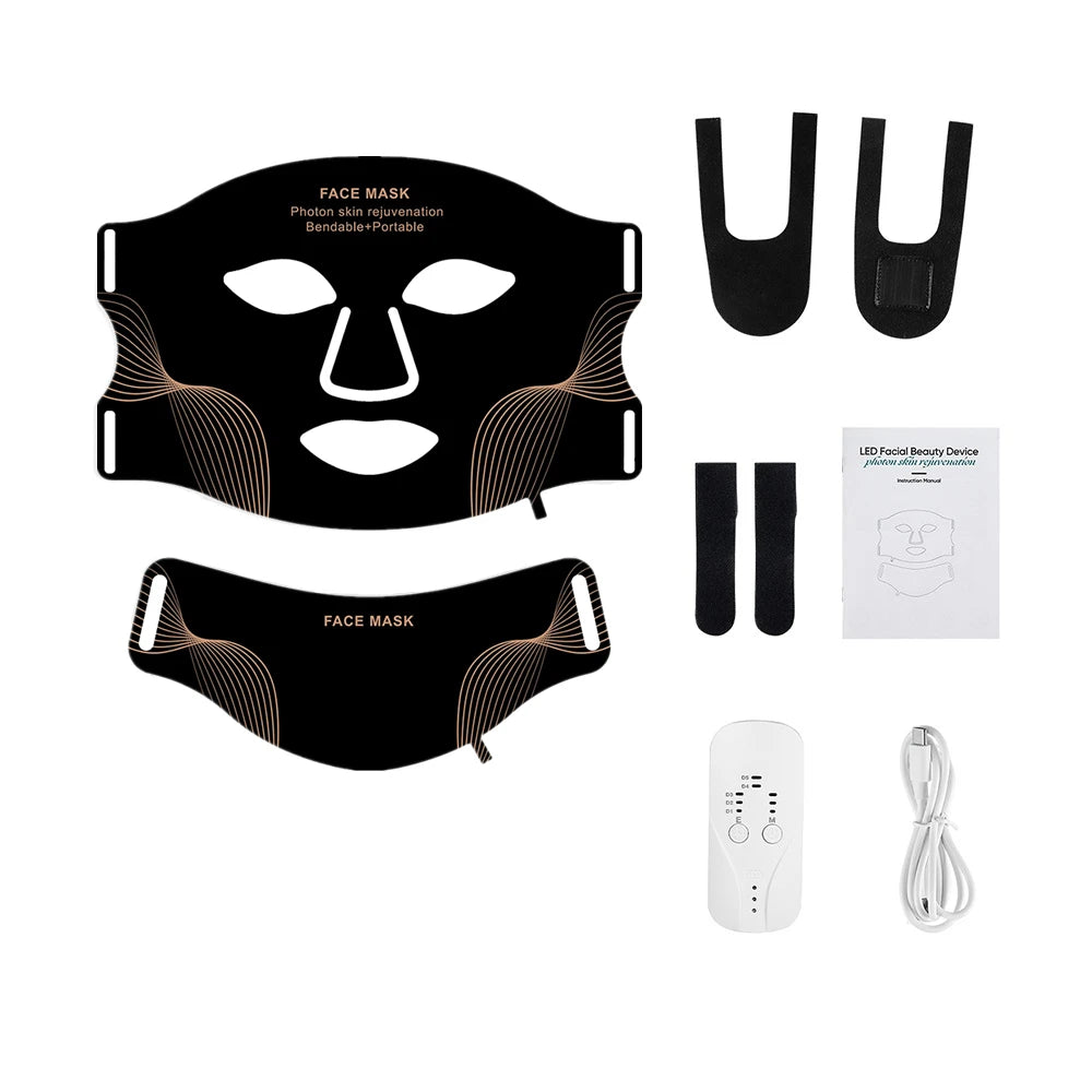 Red Light Face & Neck Mask Skin Therapy