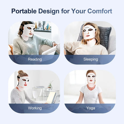 Red Light Face & Neck Mask Skin Therapy