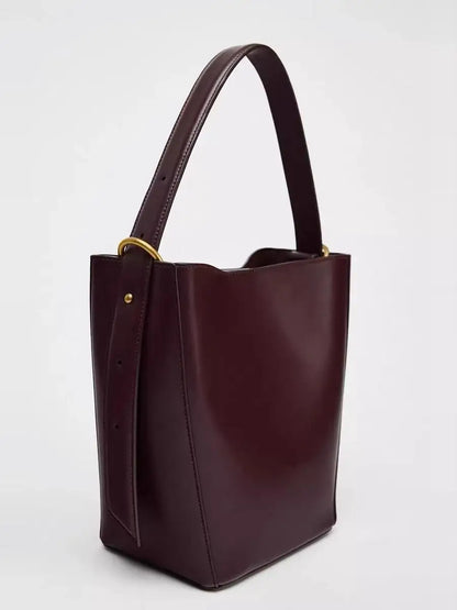 Single Strap Bucket Handbag