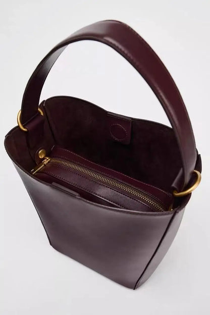 Single Strap Bucket Handbag