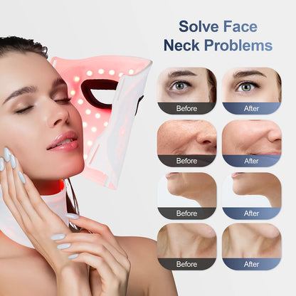 Red Light Face & Neck Mask Skin Therapy